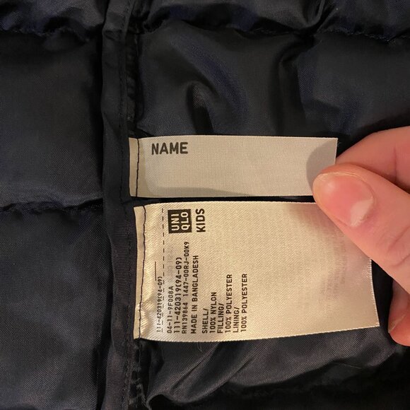 Kid's Uniqlo Light Down Puffer Vest - Picture 5 of 7